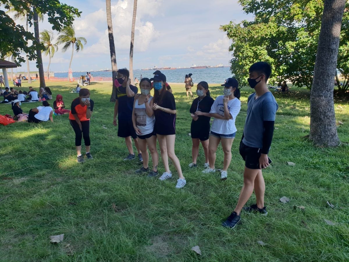 Buddy Experience group spending time together by the beach